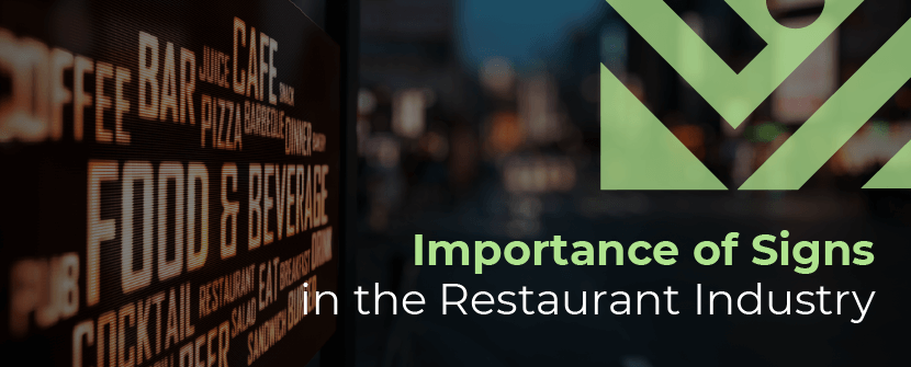 importance of restaurant signs