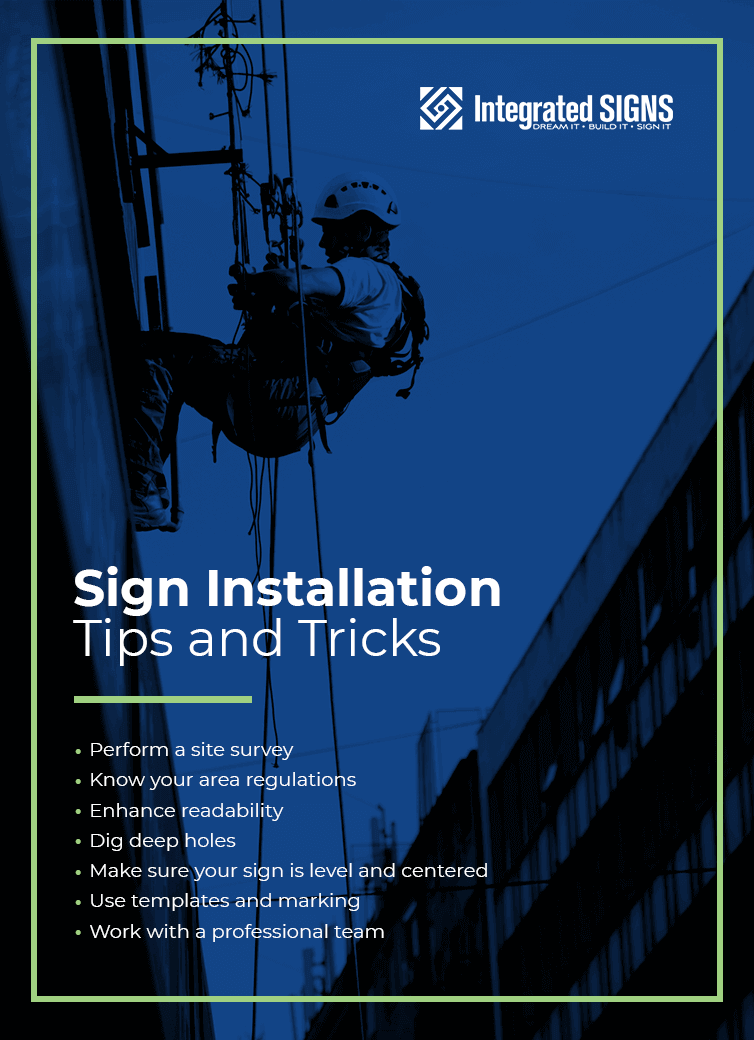 sign installation tips and tricks