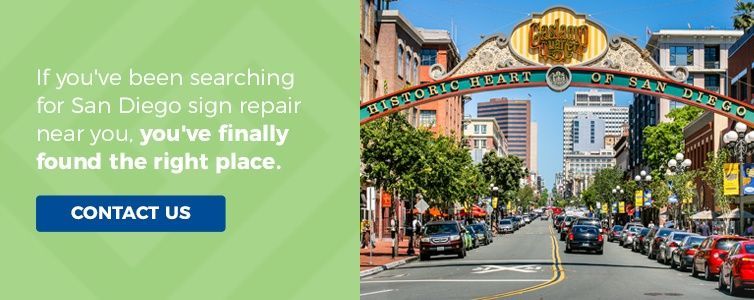 If you've been searching for San Diego sign repair near you, you've finally found the right place. Contact Us. 