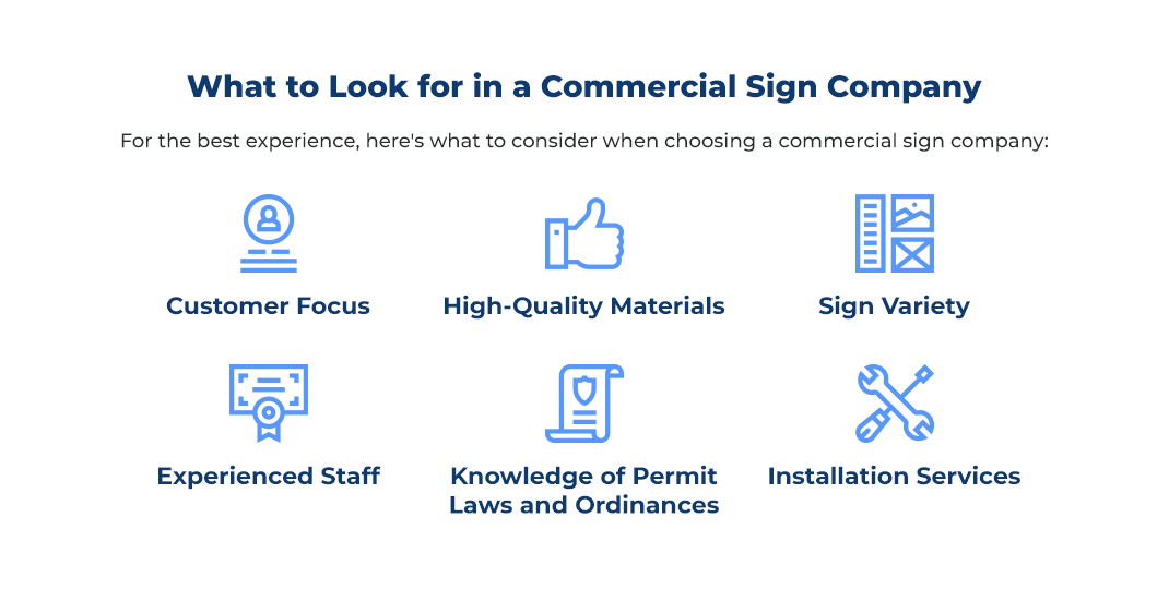 What to Look for in a Commercial Sign Company