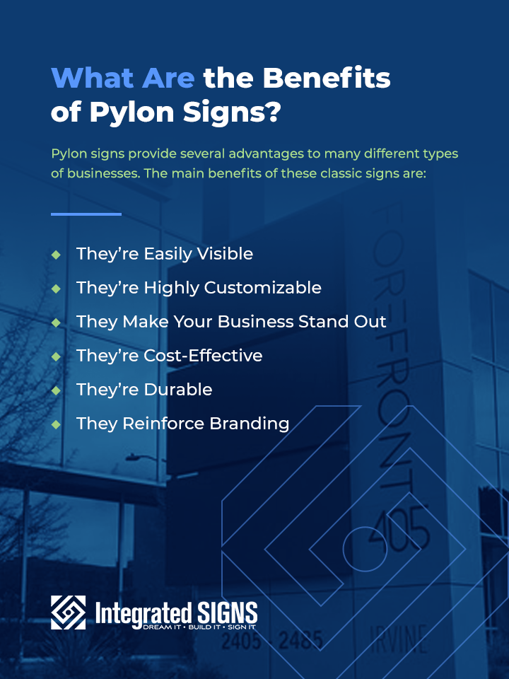 What Are the Benefits of Pylon Signs?